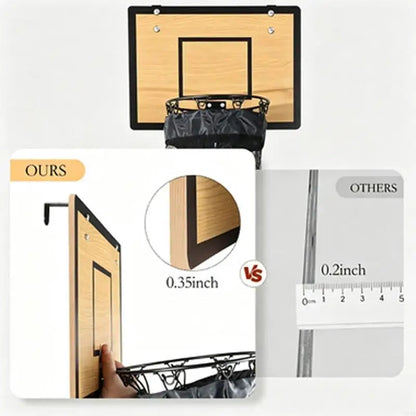 964E Space Saving Basketball Hamper, Over Door Clothes Bag for Students