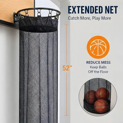 964E Space Saving Basketball Hamper, Over Door Clothes Bag for Students